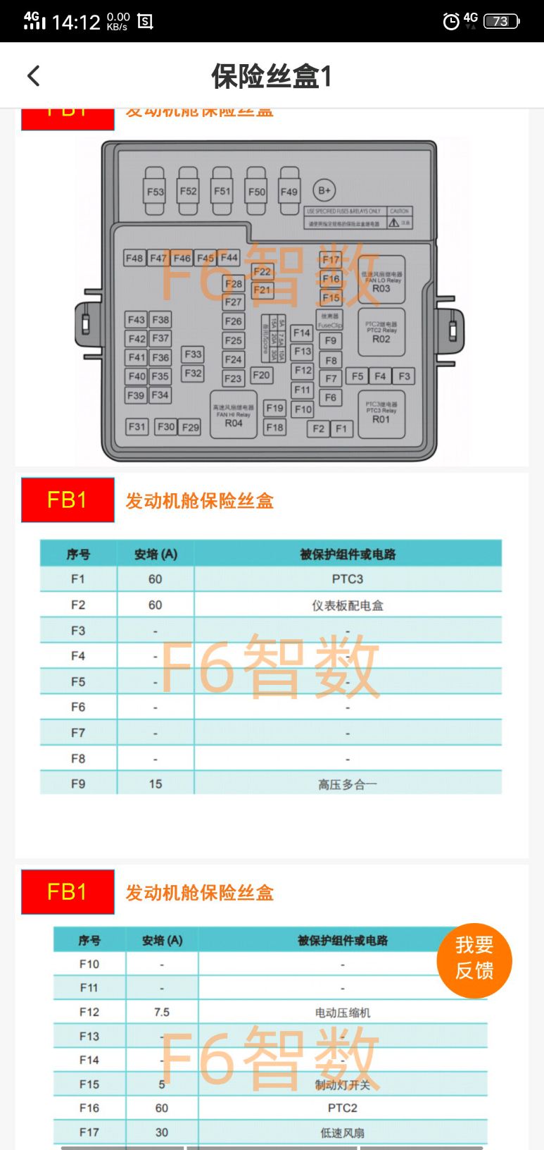 雨刮器保险丝标识图片