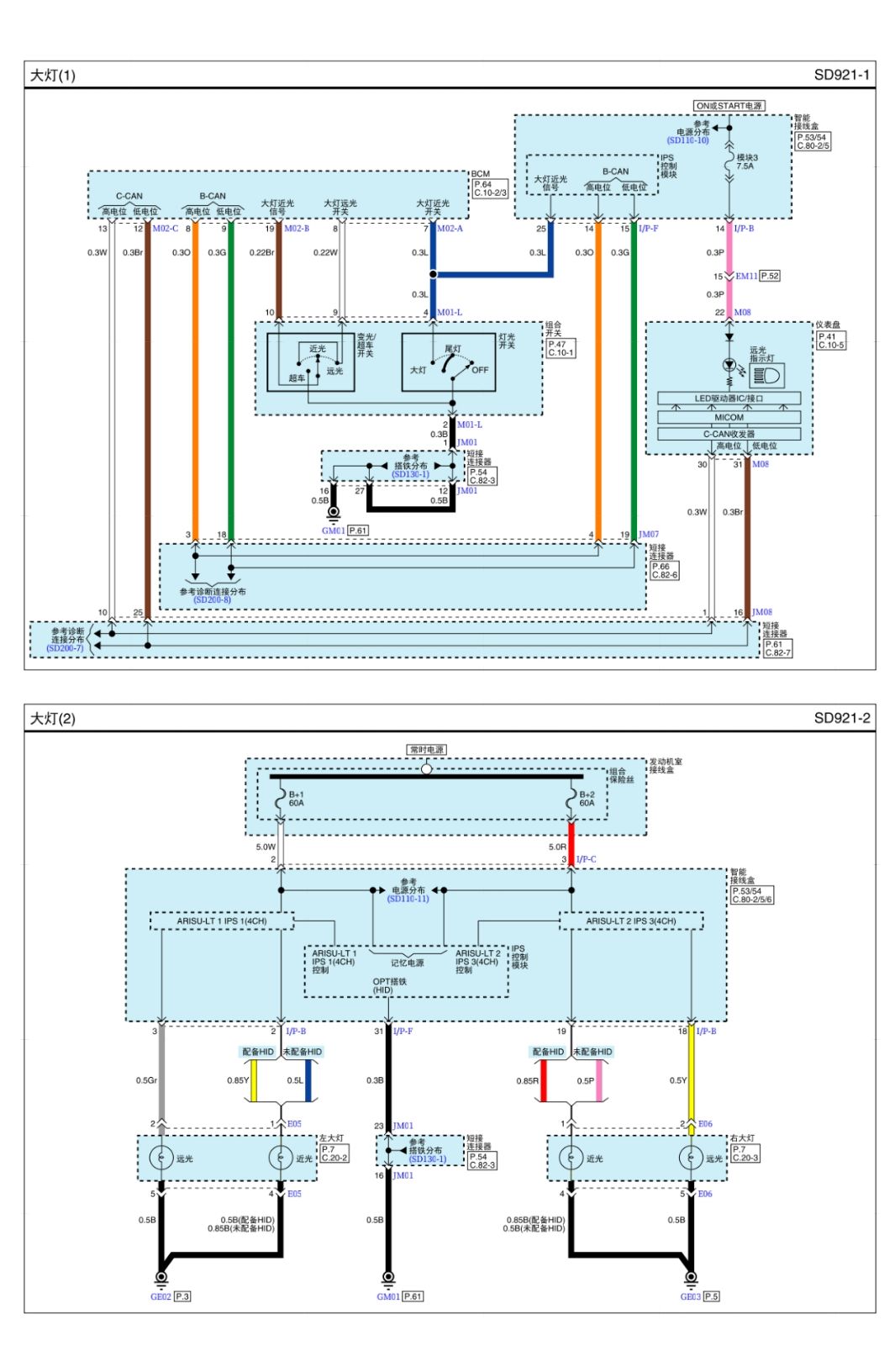 起亚k3近光灯保险丝
