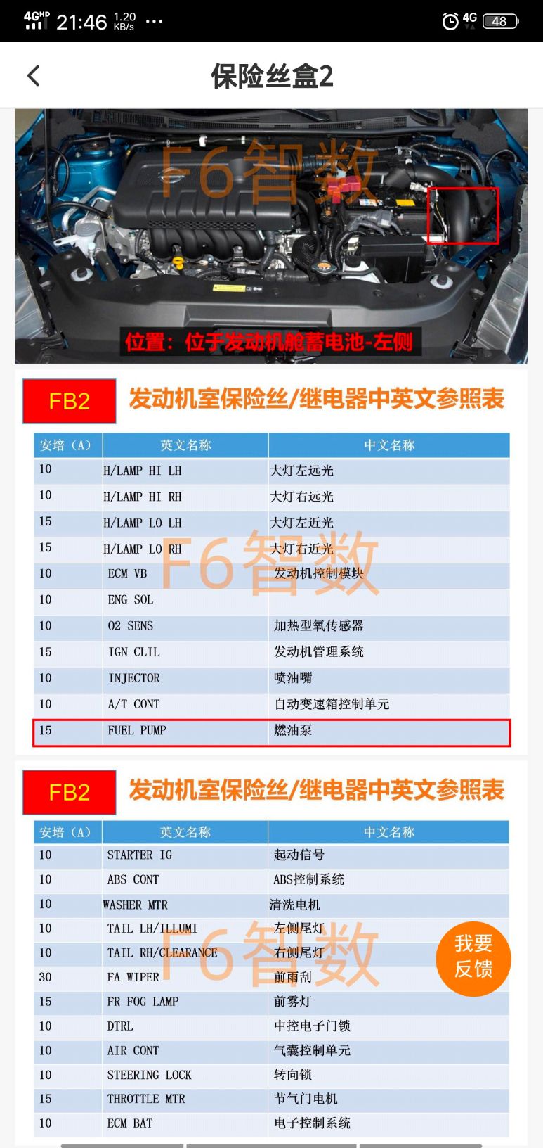 18款尼桑保险丝示意图